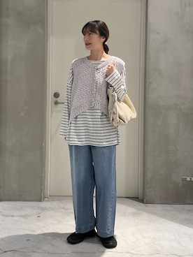 ささきともみさん（レディース・158cm）の冬コーディネート