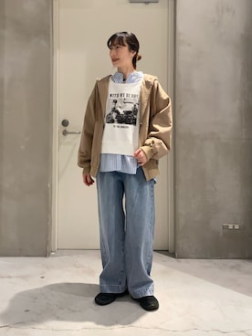 ささきともみさん(レディース・158cm)の春コーディネート