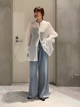 ささきともみさん（レディース・158cm）の春コーディネート