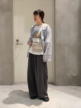 「CIAOPANIC TYPY（チャオパニックティピー）のアイテム」を使った、ささきともみさん（レディース・158cm）の春コーディネート