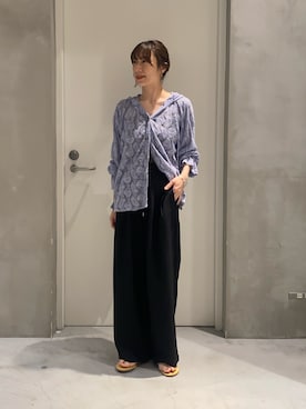 ささきともみさん（レディース・158cm）の夏コーディネート