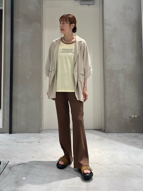 【さらっとした着心地】リネン混ゆったり半袖シャツジャケット