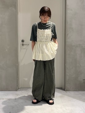 ささきともみさん(レディース・158cm)の夏コーディネート