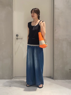 ささきともみさん(レディース・158cm)の夏コーディネート
