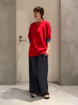 ささきともみさん（レディース・158cm）の春コーディネート