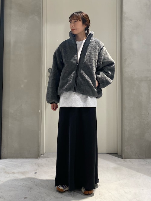 セール】【ぬくかる】2WAYふわボアスタンドジャケット（ブルゾン