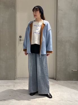 ささきともみさん（レディース・158cm）の冬コーディネート