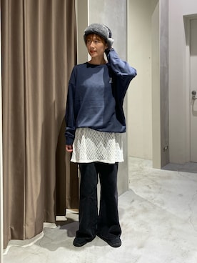 「DOD（ディーオーディー）のアイテム」を使った、ささきともみさん（レディース・158cm）の秋コーディネート