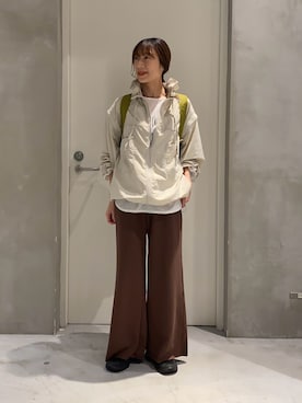「CIAOPANIC TYPY（チャオパニックティピー）のアイテム（ジャケット/アウター）」を使った、ささきともみさん（レディース・158cm）の秋コーディネート