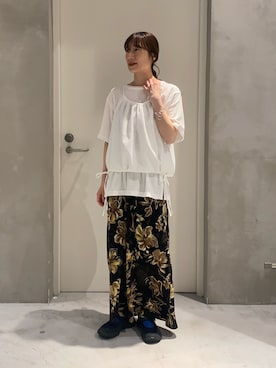 ささきともみさん（レディース・158cm）の春コーディネート