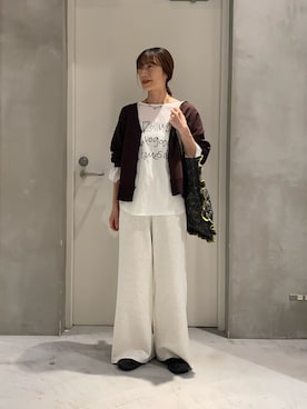 「THEATRE PRODUCTS（シアタープロダクツ）のアイテム」を使った、ささきともみさん（レディース・158cm）の秋コーディネート