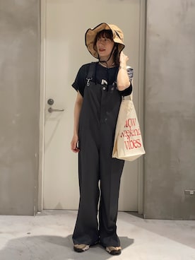 「CIAOPANIC TYPY（チャオパニックティピー）のアイテム（アクセサリー）」を使った、ささきともみさん（レディース・158cm）の春コーディネート