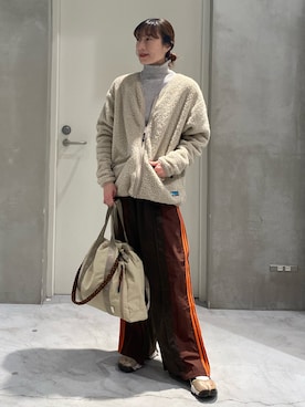 「etsinta（エシンタ）のアイテム」を使った、ささきともみさん（レディース・158cm）の冬コーディネート