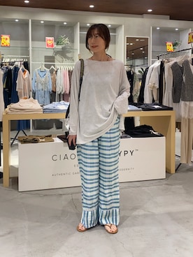 ささきともみさん（レディース・158cm）の夏コーディネート