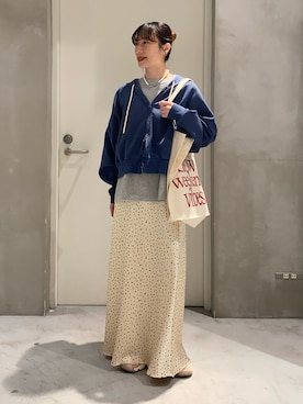 ささきともみさん（レディース・158cm）の春コーディネート