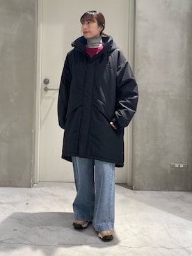 「Franklin Climbing（フランクリンクライミング）のアイテム」を使った、ささきともみさん（レディース・158cm）の冬コーディネート