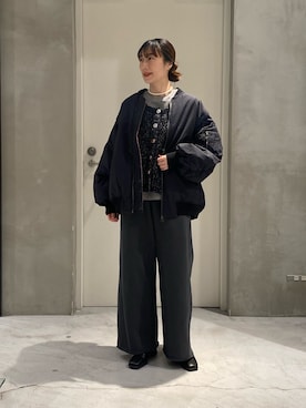 ささきともみさん（レディース・158cm）の冬コーディネート