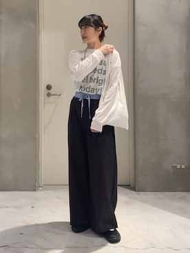 ささきともみさん（レディース・158cm）の春コーディネート