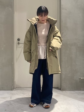 「CIAOPANIC TYPY（チャオパニックティピー）のアイテム」を使った、ささきともみさん（レディース・158cm）の冬コーディネート