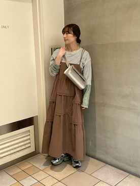 ささきともみさん（レディース・158cm）の冬コーディネート