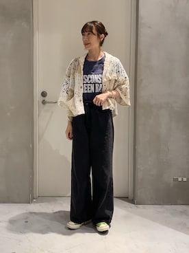 「etsinta（エシンタ）のアイテム」を使った、ささきともみさん（レディース・158cm）の夏コーディネート