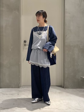 ささきともみさん（レディース・158cm）の冬コーディネート