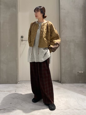 ささきともみさん(レディース・158cm)の冬コーディネート