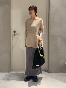 ささきともみさん（レディース・158cm）の春コーディネート