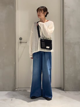 「CIAOPANIC TYPY（チャオパニックティピー）のアイテム」を使った、ささきともみさん（レディース・158cm）の秋コーディネート