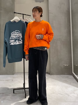 「DOD（ディーオーディー）のアイテム」を使った、ささきともみさん（レディース・158cm）の秋コーディネート