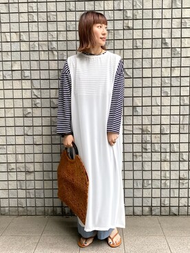 ささきともみさん（レディース・157cm）の夏コーディネート