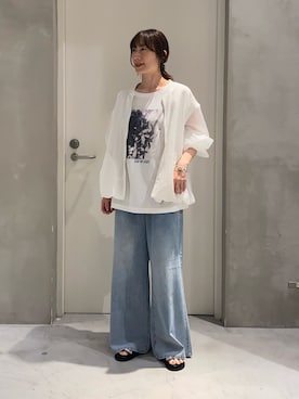 ささきともみさん（レディース・158cm）の夏コーディネート
