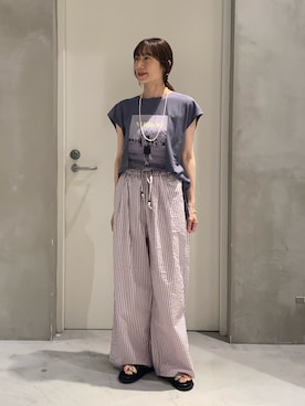 ささきともみさん(レディース・158cm)の夏コーディネート
