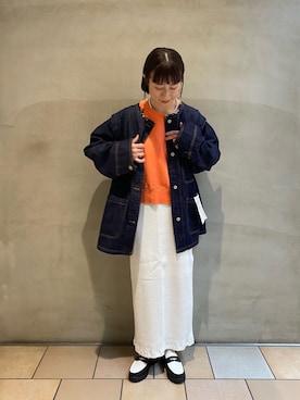 「CIAOPANIC TYPY（チャオパニックティピー）のアイテム（トップス）」を使った、ささきともみさん（レディース・158cm）の春コーディネート