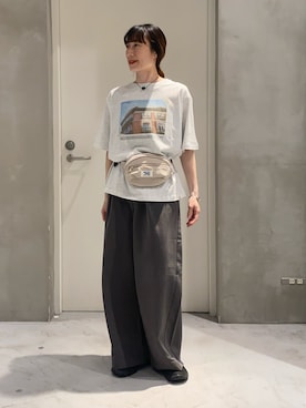 「PENNEYS（ぺニーズ）のアイテム」を使った、ささきともみさん（レディース・158cm）の春コーディネート