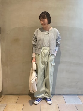 ささきともみさん（レディース・158cm）の春コーディネート