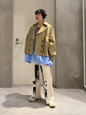 ささきともみさん（レディース・158cm）の春コーディネート