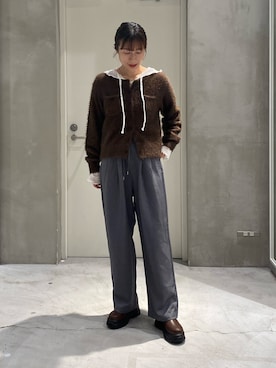 ささきともみさん（レディース・158cm）の秋コーディネート