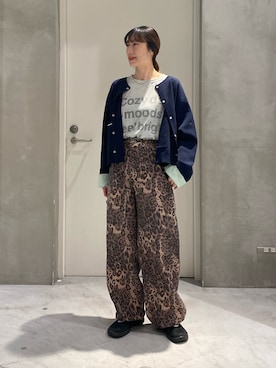 ささきともみさん（レディース・158cm）の冬コーディネート