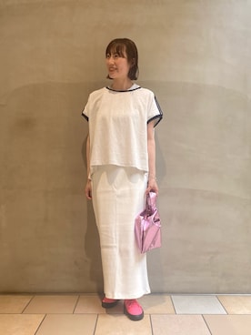 ささきともみさん(レディース・158cm)の夏コーディネート