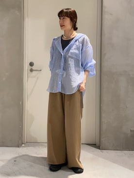 ささきともみさん（レディース・158cm）の春コーディネート