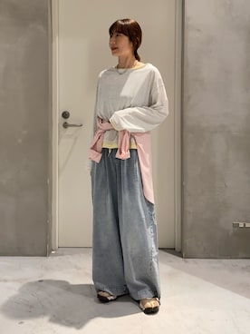 ささきともみさん(レディース・158cm)の春コーディネート