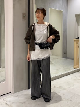 ささきともみさん(レディース・158cm)の秋コーディネート