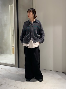 「CIAOPANIC TYPY（チャオパニックティピー）のアイテム（アクセサリー）」を使った、ささきともみさん（レディース・158cm）の冬コーディネート