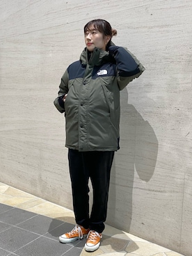 「Polo Ralph Lauren」｜「アイテム（ダウンジャケット/コート）」を使った、ささきともみさん（レディース・158cm）の冬コーディネート