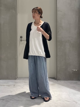 ささきともみさん（レディース・158cm）の夏コーディネート