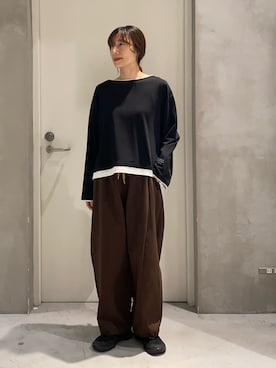 ささきともみさん(レディース・158cm)の秋コーディネート