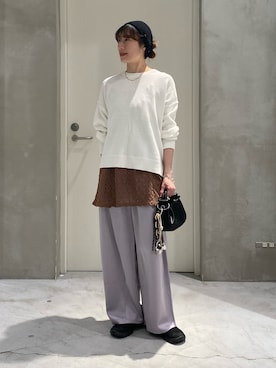 ささきともみさん（レディース・158cm）の冬コーディネート