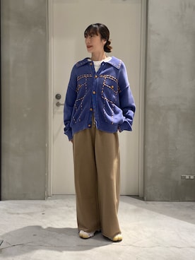 ささきともみさん（レディース・158cm）の冬コーディネート