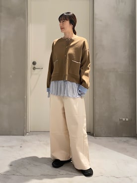 「CIAOPANIC TYPY（チャオパニックティピー）のアイテム（アクセサリー）」を使った、ささきともみさん（レディース・158cm）の冬コーディネート